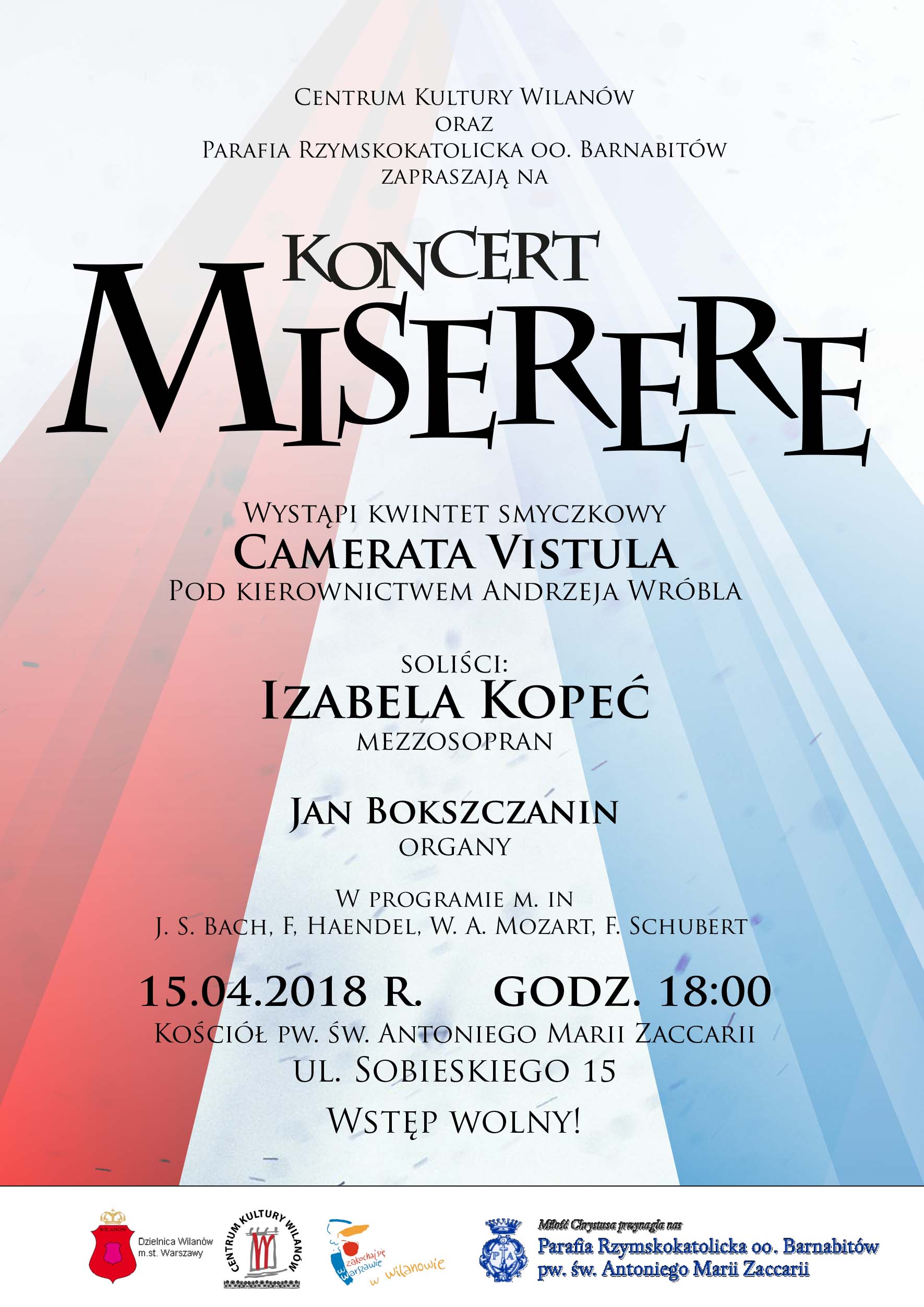 Koncert Wielkanocny „ Miserere” – Kościół Barnabitów – Warszawa