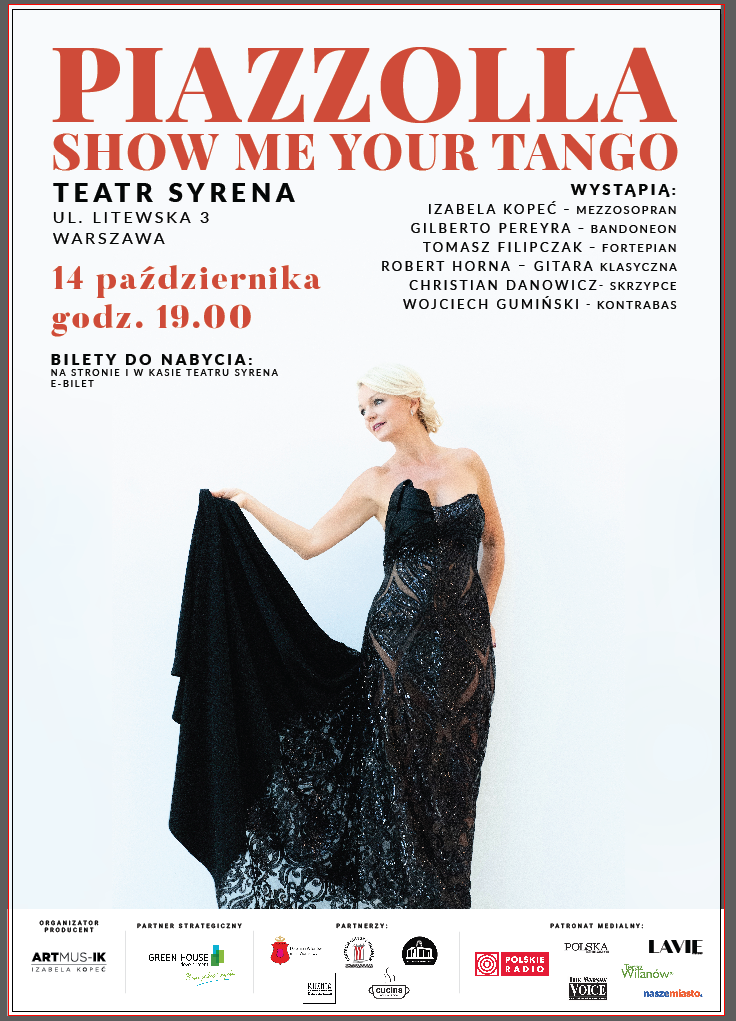 Koncert – Piazzolla. Show me your tango – Teatr Syrena