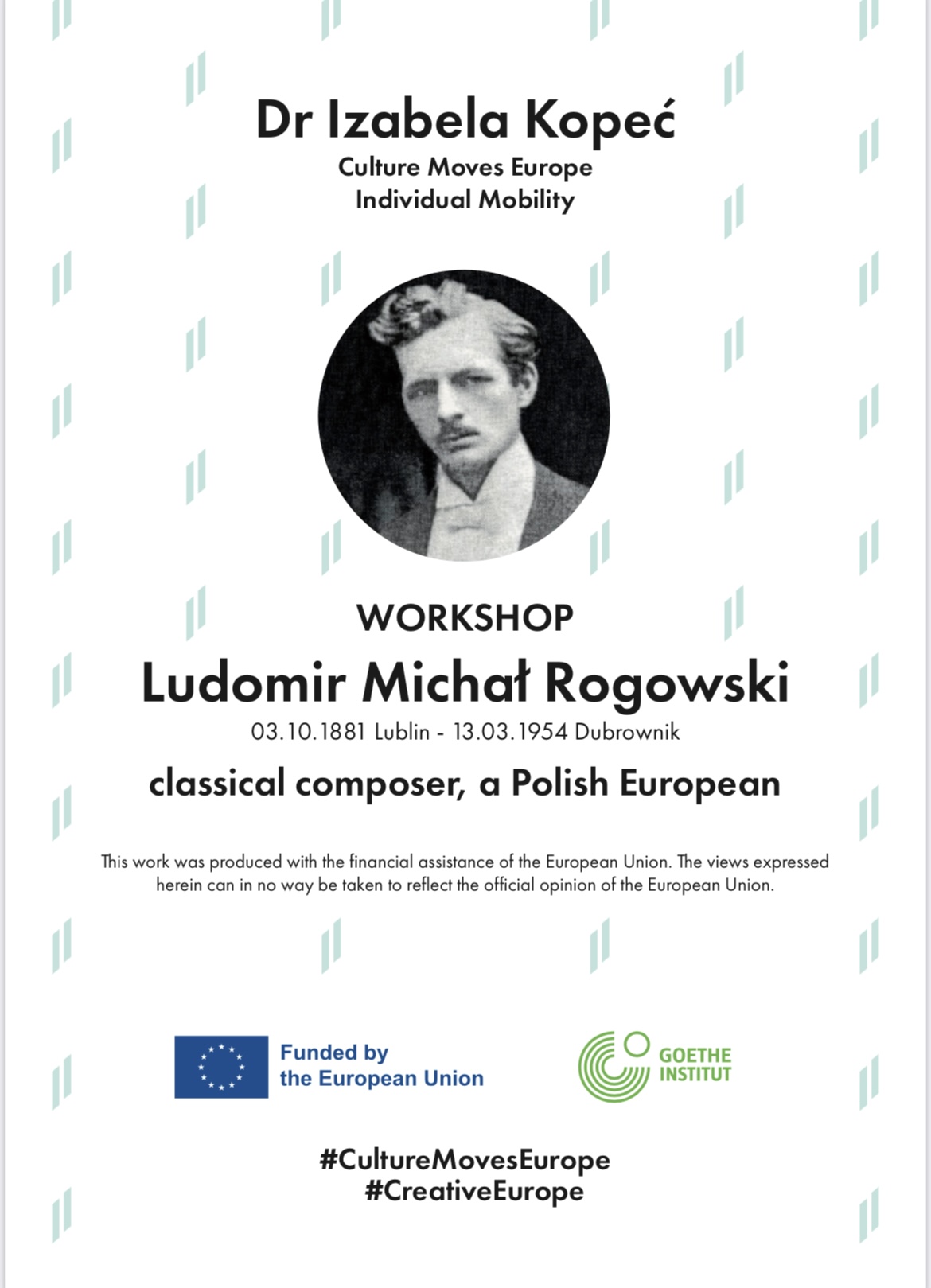 Progetto Europeo -Ludomir Michał Rogowski,  Parma Włochy